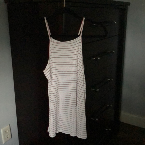Mossimo Supply Co. - White & Red Striped Tank Top - Picture 1 of 4